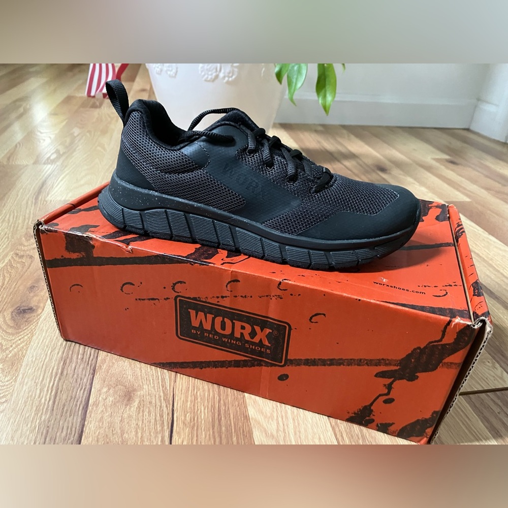 WORX by Red Wing Shoes Black Work Shoes Gender Neutral EU 37
